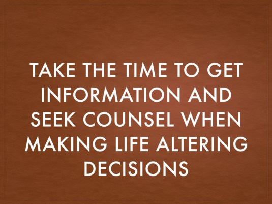 Get info and counsel.001