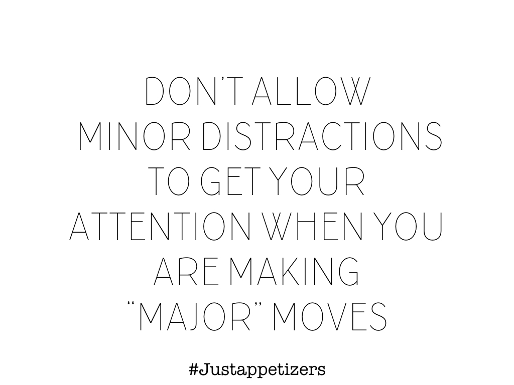 Dismiss Minor Distractions.001