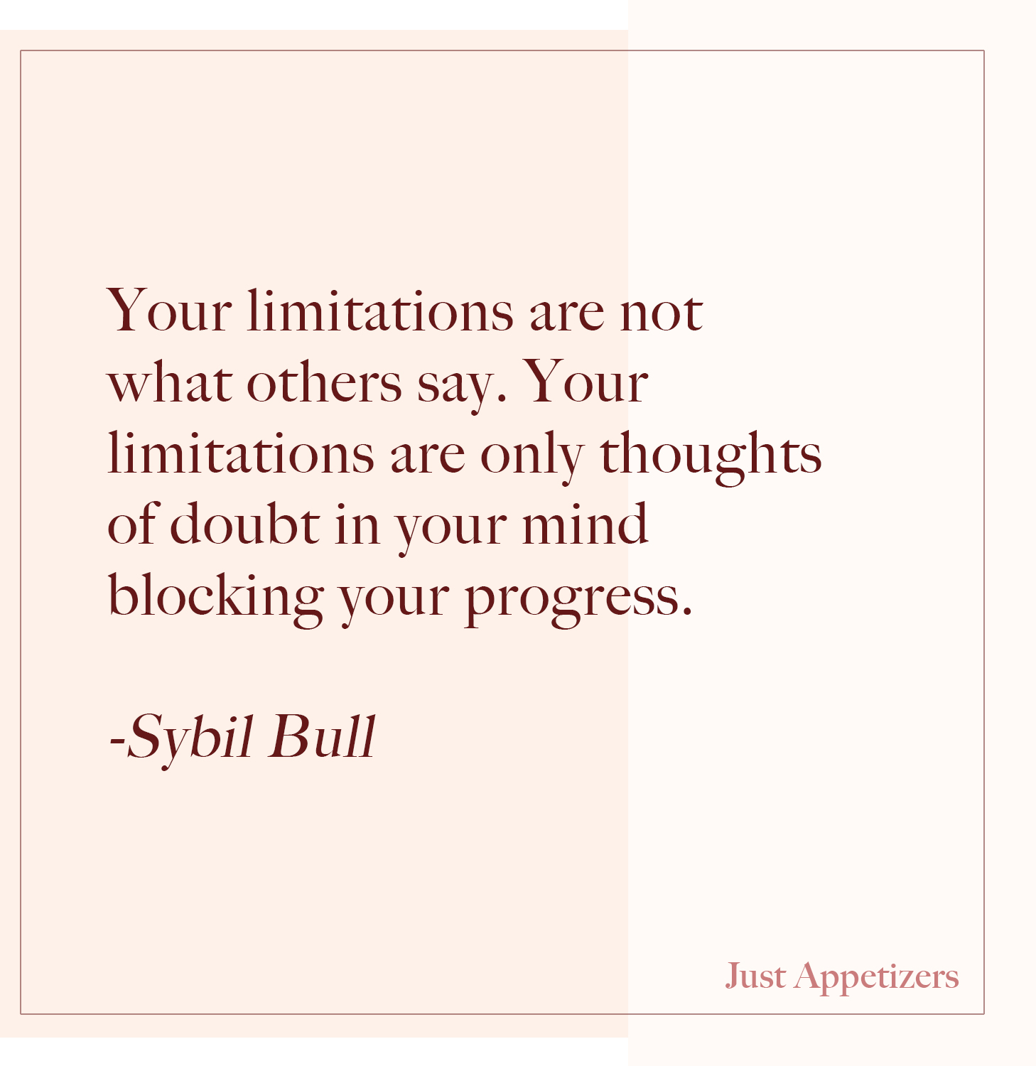Your Limitations